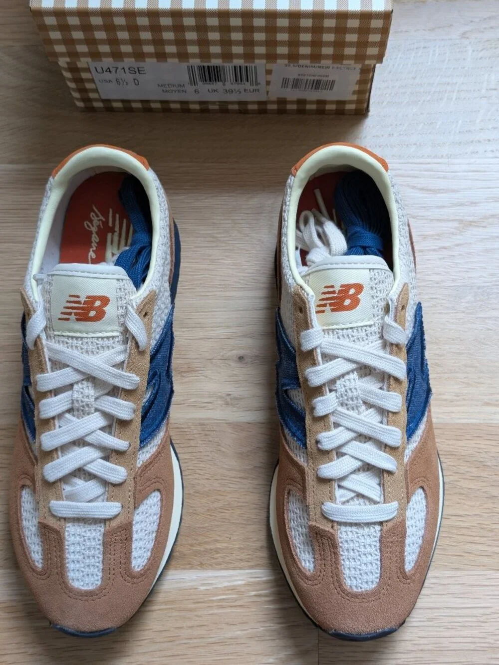 Sézane x New Balance 471 Ecru Brown | NWT | US Men's 6.5 / Women's 8